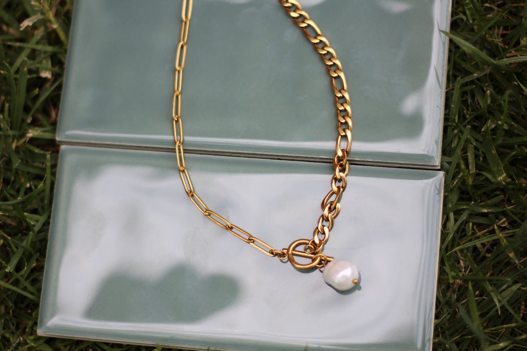 Pearl Charm Necklace