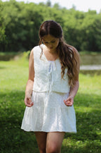 “Stewart” vest and skirt set