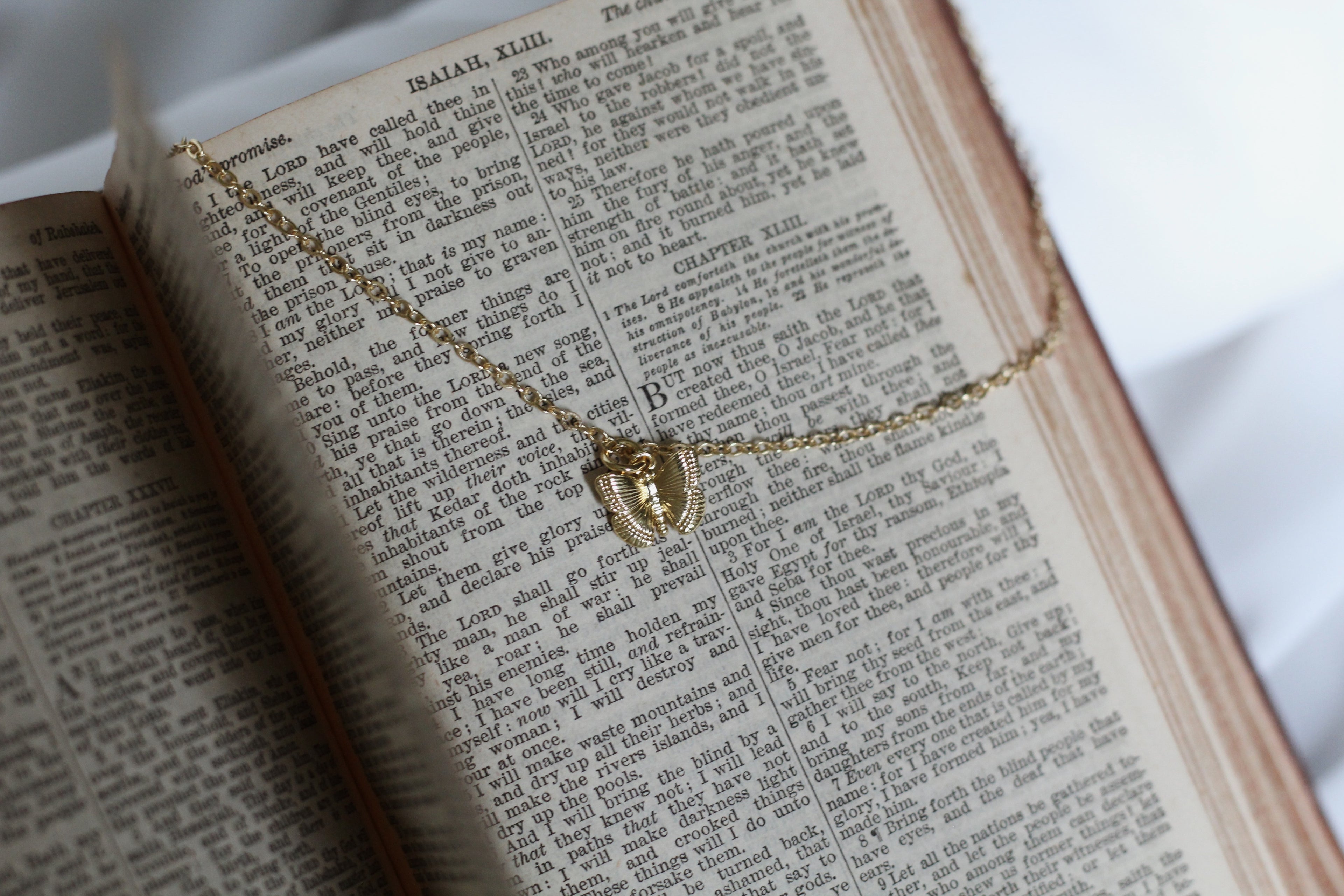 "Made New" Gold Necklace