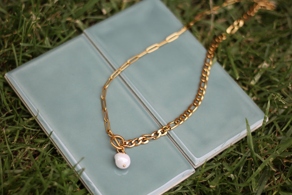 Pearl Charm Necklace