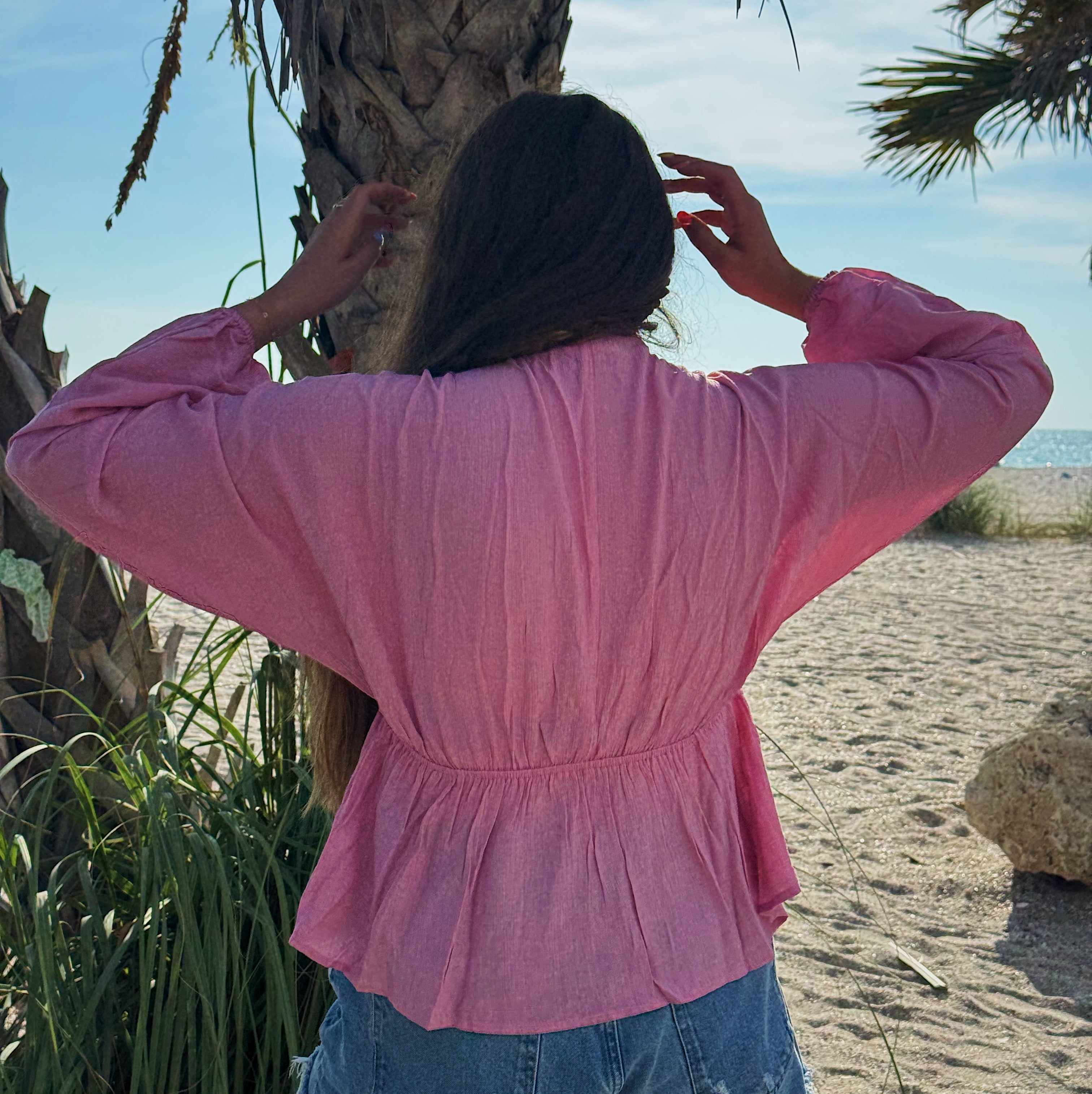Sunset Silhouette Blouse