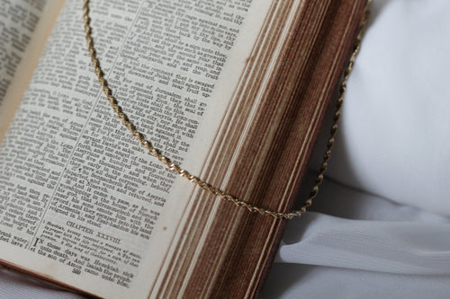 "Joy of Life" Gold Twist Necklace