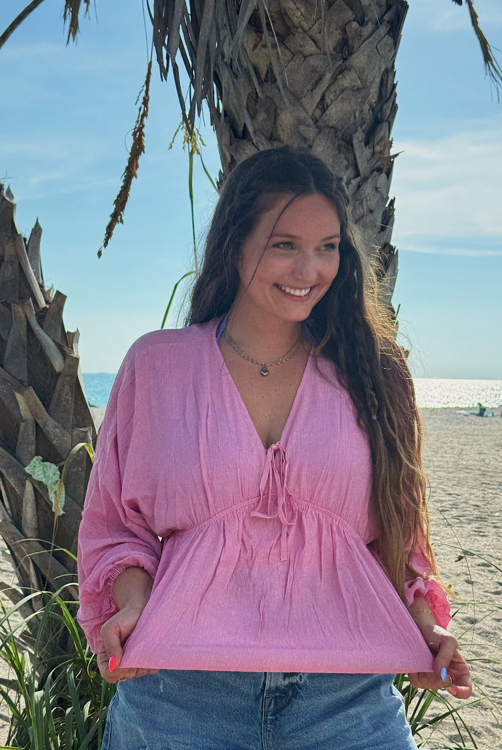 Sunset Silhouette Blouse
