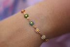 “Consider the Lilly” -Floral Chain Bracelet