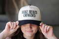 MAKE HEAVEN CROWDED Embroidery Baseball Cap
