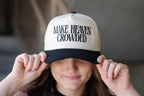 MAKE HEAVEN CROWDED Embroidery Baseball Cap